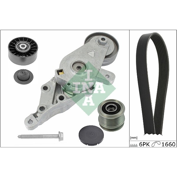 INA 529013510 V Kayış Gergi Seti 535 0010 10-534 0140 30-532 0330 10-6Pk16601.9 TDI Agp Aqm VW Golf 