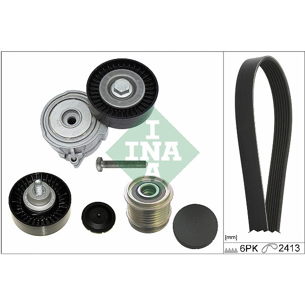 INA 529050920 Kanallı Kayış Seti A4 05-08 A6 04-11 2.8 3.2Fsı Ccda Bdw