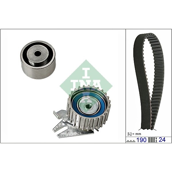 INA 530062010 Triger Eksantrik Gergi Seti Doblo Marea Brava Punto / 156 / Vectra C 1.9 Jtd 1.9 Cdtı