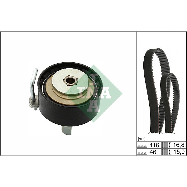 INA 530076310 Timing Beltkit Timing Solutions 209 