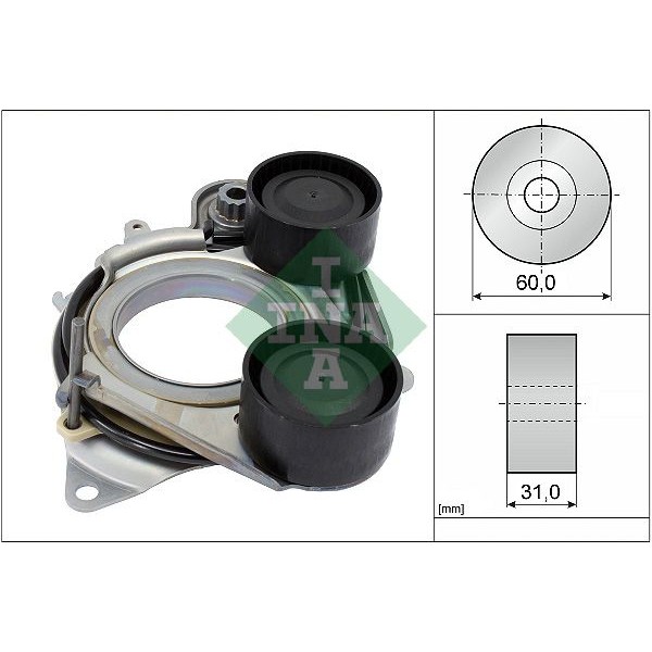 INA 534079310 Kayış Gergi Rulmanı (Kod: B01 Kütüklü) W213 16- W205 13- C257 17- W222 13-