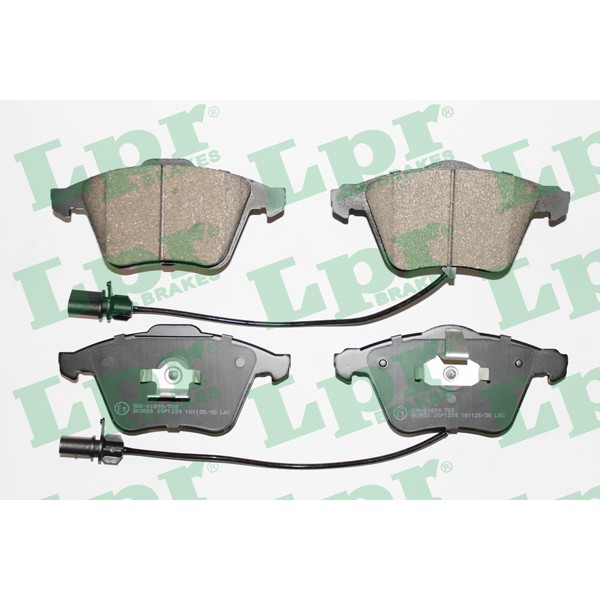 LPR 05P1239 Fren Balatası Ön Fişli A6 4F2 3.2Fsı / 4.2 Quattro 05 / 04\U003E