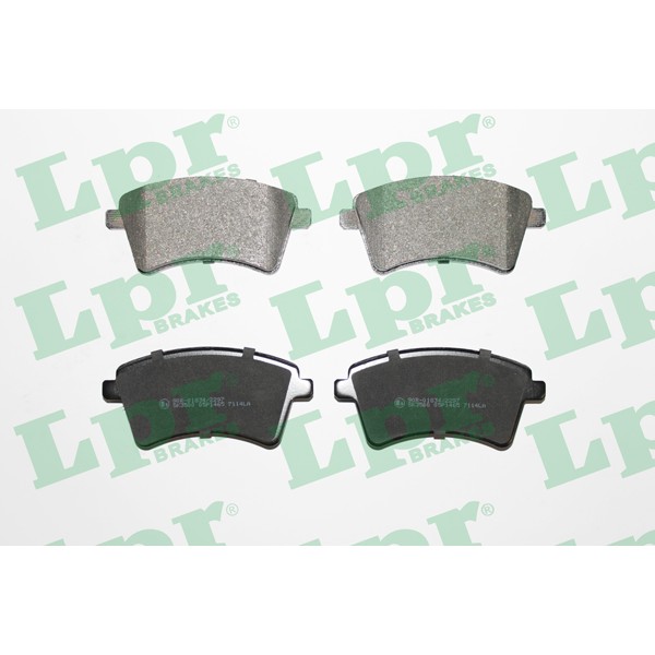 LPR 05P1465 Fren Balatası Ön (131Mm) Cıtan Kangoo Express 08-