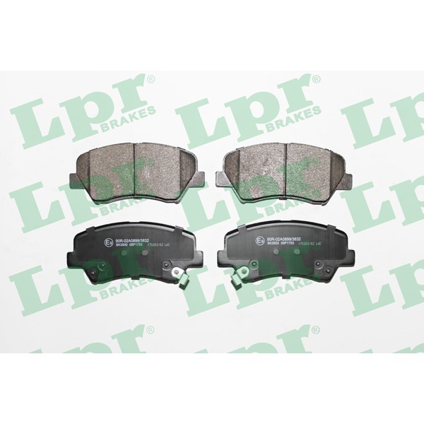 LPR 05P1753 Fren Balatası Ön Elantra 2011\U003E Elantra 2016\U003E 