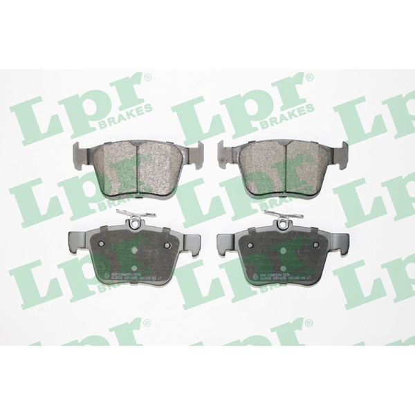 LPR 05P1835 Fren Balatası Arka Golf Vıı A3 1.2 / 1.4Tfsı 1.6 / 2.0TDI 12