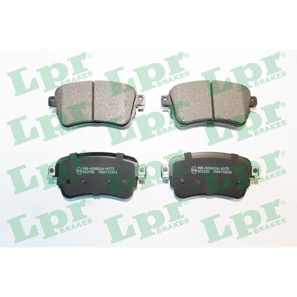 LPR 05P2034 Fren Balatası Arka Citroen Jumper Spacetourer Expert Travell