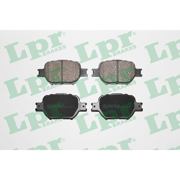 LPR 05P837 Fren Balatası Ön Corolla 2001 2007 Verso 2001 2004 