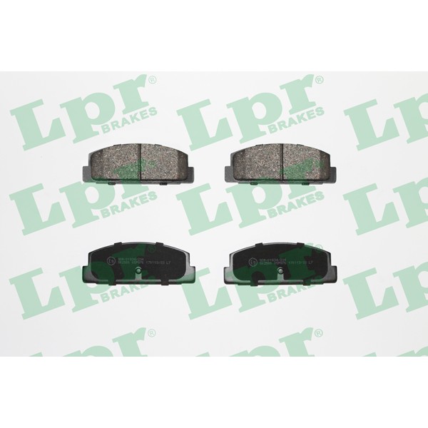 LPR 05P876 Fren Balatası Arka (107Mm) 323 98- 