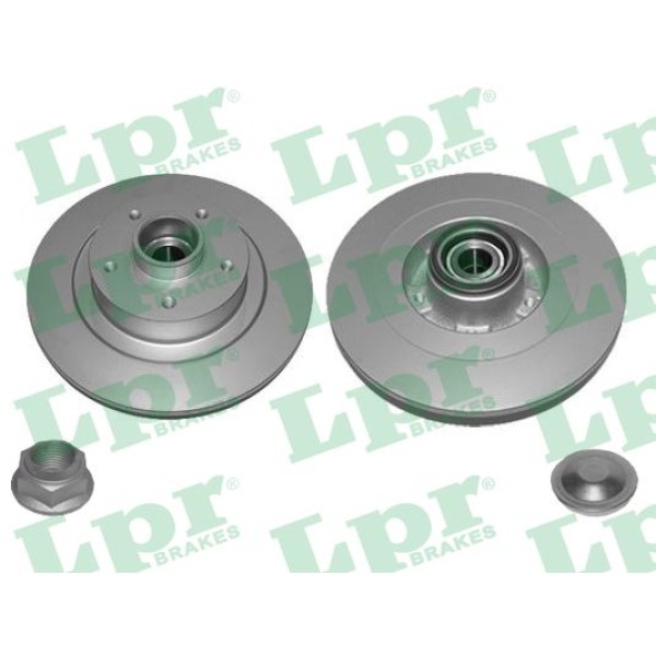 LPR R1047PRCA Arka Fren Diski Rulmanlı Grand Scenic III 2,0 Turbo / 2,0 Dc