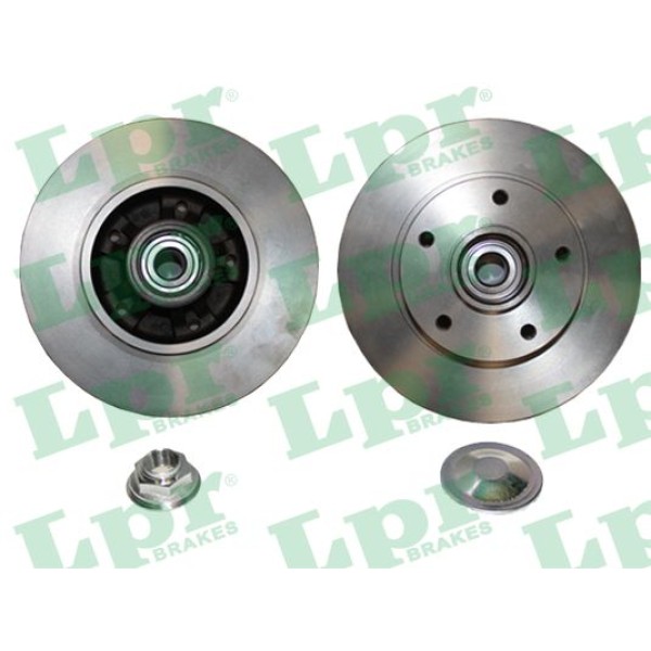 LPR R1078PCA Arka Fren Aynası Rulmanlı Abs li Somunlu Megane IV 1.5DCI 1.6DCI 1.6 16V 1.2 15)