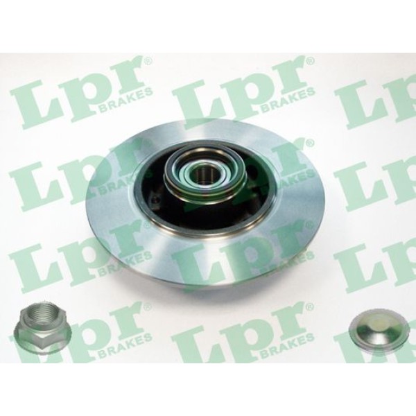 LPR R1084PCA Fren Diski Arka Rulmanlı Abs li Somunlu Megane III Scenic III 08 -