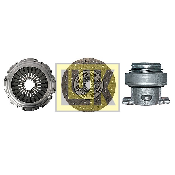 LUK 640295000 Debriyaj Seti (Baskı-Disk-Rulman) Iveco Eurotech 440 93- Eurotrakker 380 99-04 400 Mm 