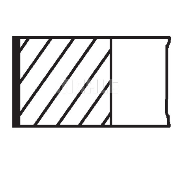 MAHLE 00106N0 Segman 91.40 Mm (-0.50) M 111 970