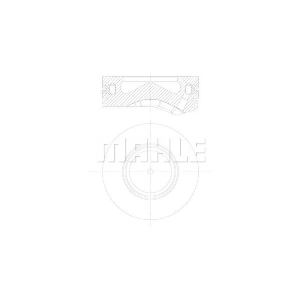 MAHLE 081PI00105000 Piston 84.00Mm 0.50 E90 E91 E92 F10 F30 F31 F32 F33 F34 F83 325D 330D 335D 430D 