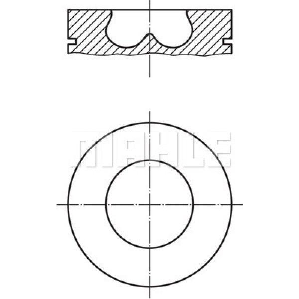 MAHLE 081PI00113002 Piston N47N 2.0D F10-F30 184Ps 84.5Mm 7810762