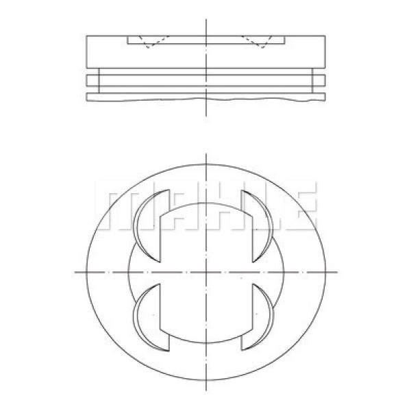 MAHLE 830102 Piston 86.40Mm 0.40 S 50 B 32 M3 6Cyl.1995- 