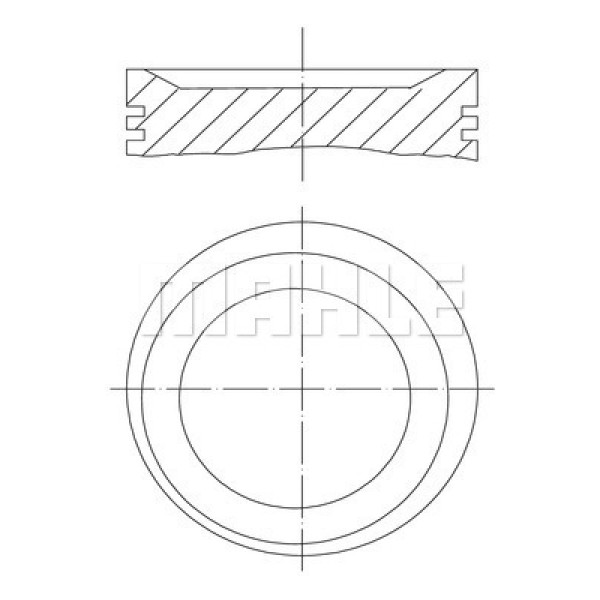MAHLE 831000 Piston 85.00Mm Std E36 E46 316I 318I 1.9I 98-01 M43B19 (118 Ps)