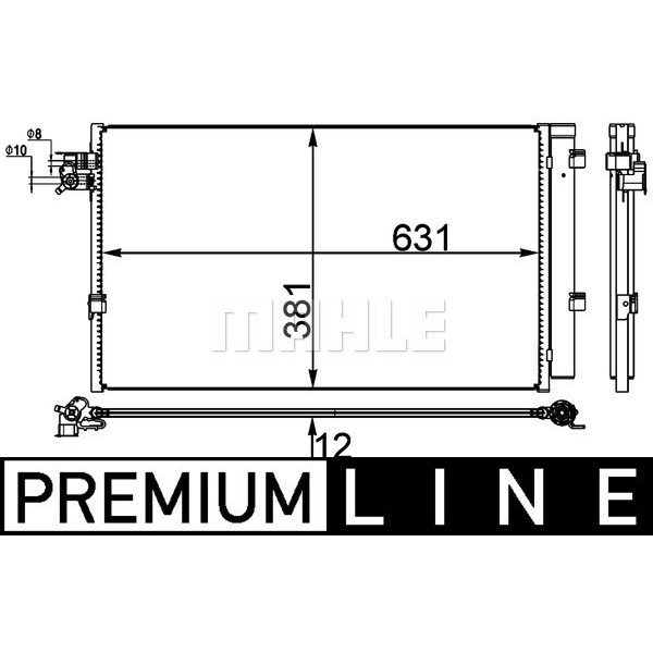 KNECHT AC38000P Klima Radyatörü (494×800) Bmw 5 (G30/G31) / 6 / 7 (Eno:8Fc351004541) 