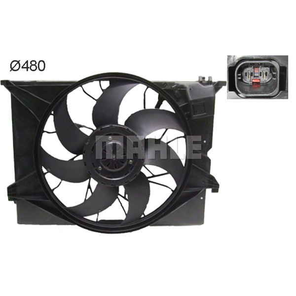 KNECHT CFF486000S Fan Motoru W221 C216 S 280 S 300 S 350 S 350 Cgı M 272.946 (Eno:8Ew376791681) 