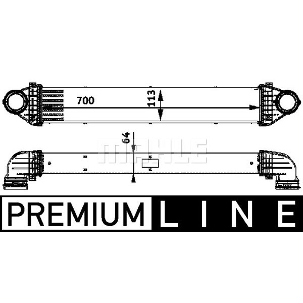 KNECHT CI84000P Turbo Radyatörü (135×145) Mb A-Cl. (W169) (Eno:8Ml376723551)