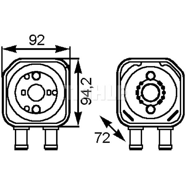 KNECHT CLC164000S Yağ Soğutucu A3 A4 A6 A8 Octavia 1.9 TDI Afn Avg 97-11 (Eno:8Mo376778041) 