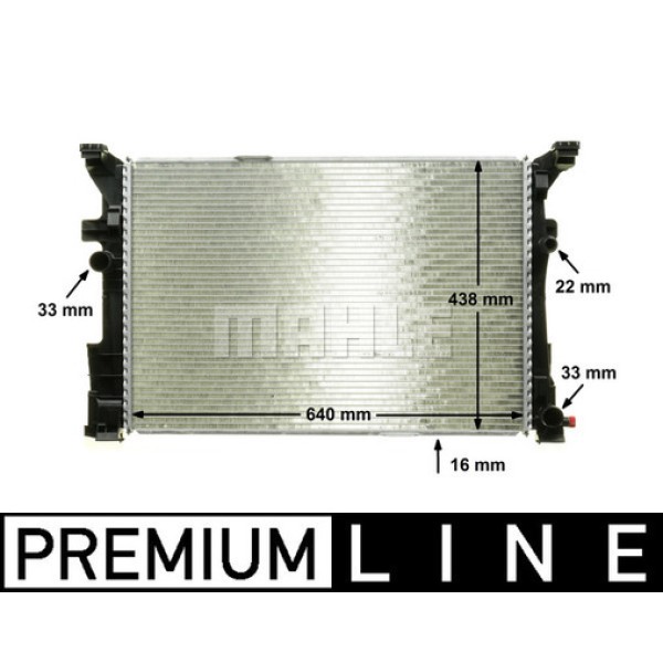 KNECHT CR2169000P Su Radyatörü (150×890) Mercedes Benz A-/B-Class (Eno:8Mk376924011) 