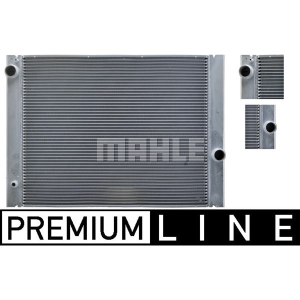 KNECHT CR511000P Su Radyatörü (623×488×40) (Mekanik)(Otomatik) E60 E61 E64 E65 E67 N62 B44 A (Eno:8M 