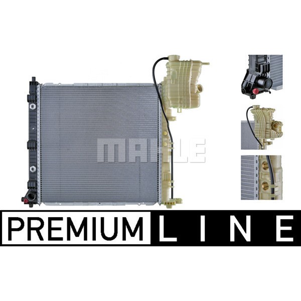 KNECHT CR681000P Su Radyatörü (558×570×42) (Otomatik)(Manuel) Vito 638 97-07 2.2 Cdı M 111.948 (Eno: 