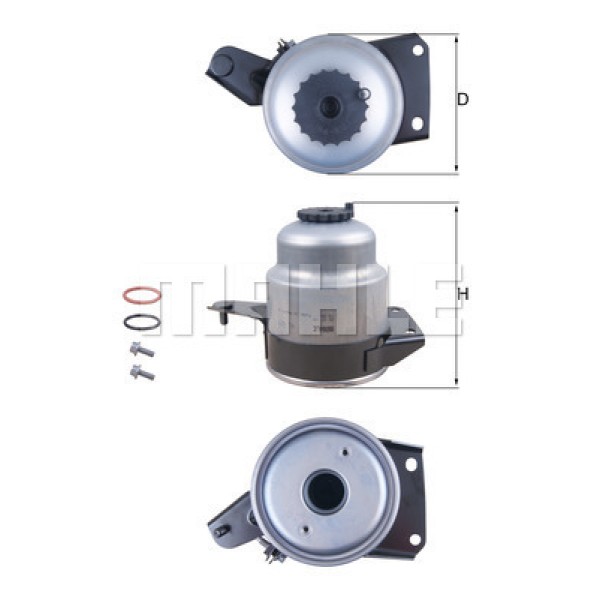 KNECHT KL829D Yakıt Filtresi Verso (R2) : Avensis (T27) 1.6 D4D / 2.0 D4D 15- 14- 1.6 D4D .