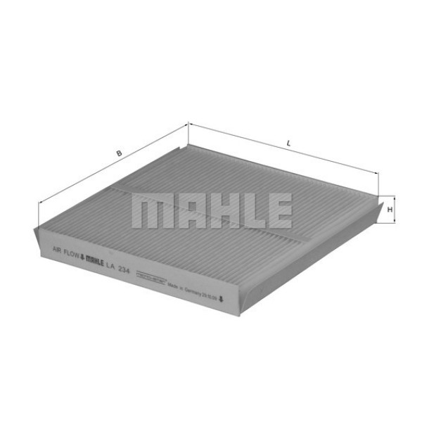MAHLE LA234 Polen Filtresi Bmw E85 E86 E89 Z4 