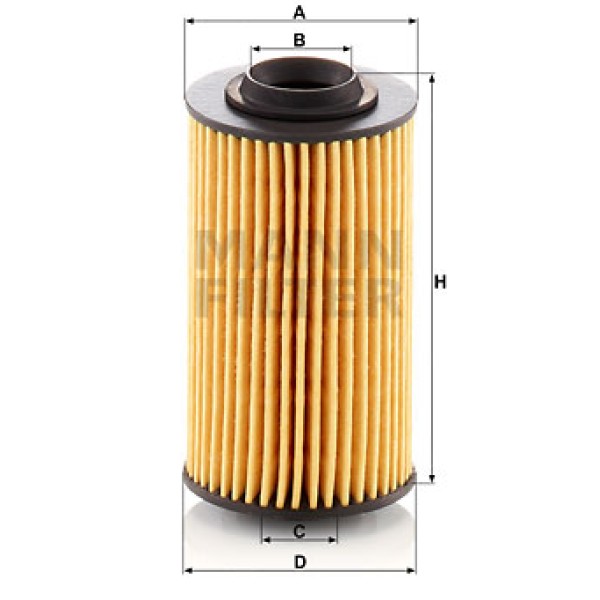 MANN HU693X Yağ Filtresi Alfa Romeo 159 / 159 Sportwagon 3.2 Jts V6 24V