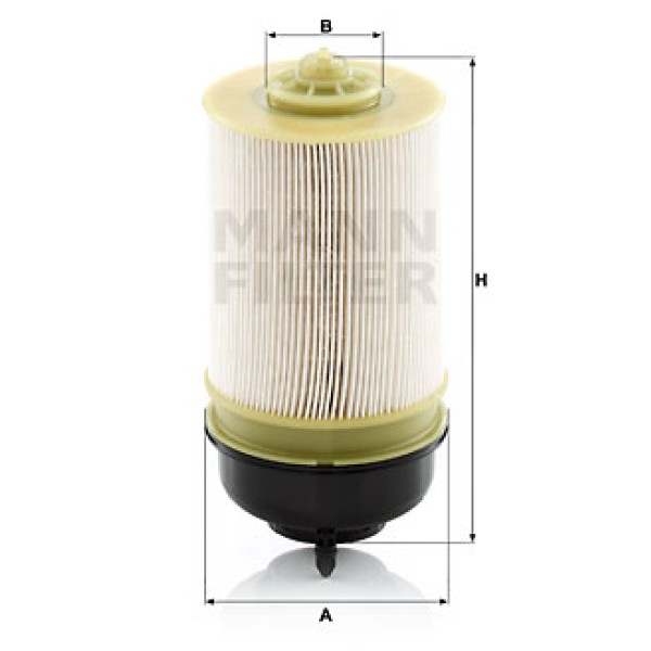 MANN PU12002-2Z Mercedes Benz Lkw Mazot Filtresi 2Li Om471 / 472 Antos / Arocs / Actros 