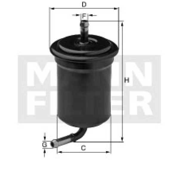 MANN WK5017 Yakıt Filtresi Bmw G30 G11 G01 G02 