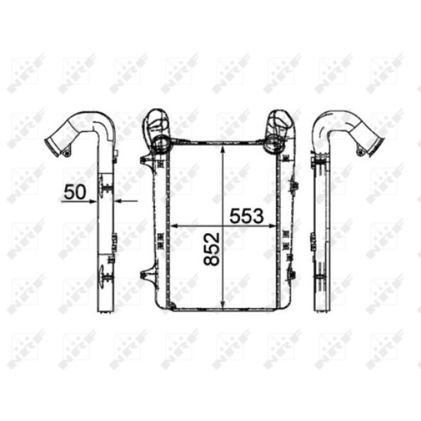 NRF 30200 Turbo Radyatörü Daf Xf105.410 05 -