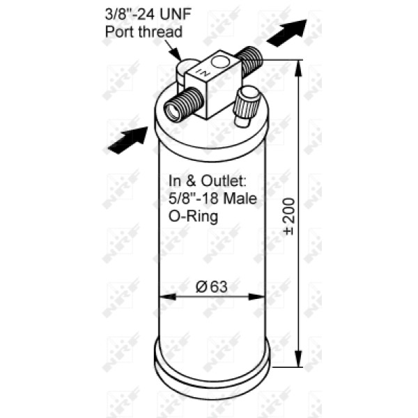 NRF 33116 Klima Kurutucusu Daf 75 Cf 98 -