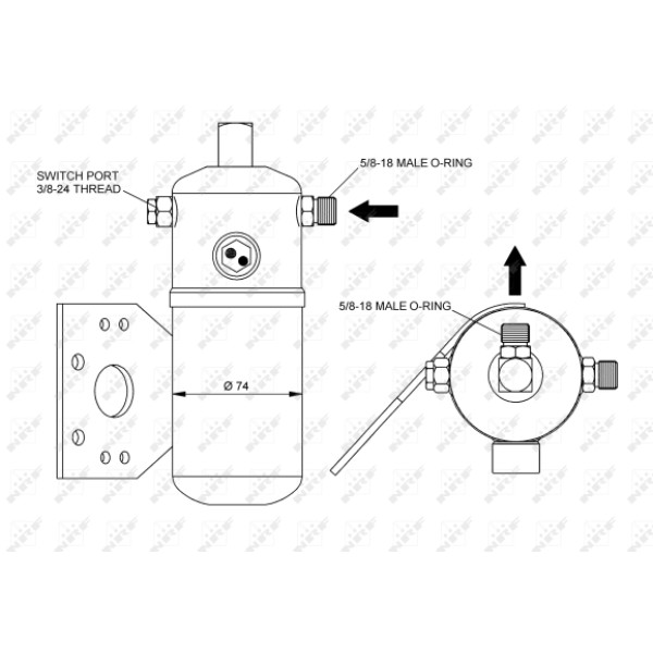 NRF 33291 Klima Kurutucu Renault Magnum 92 - 