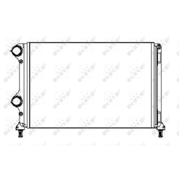 NRF 53245A Motor Radyatör Doblo 1,3 / 1,9 Jtd Yeni Model Mekanik (Klimalı Klimasız) / (1 Sıra Alb Sı