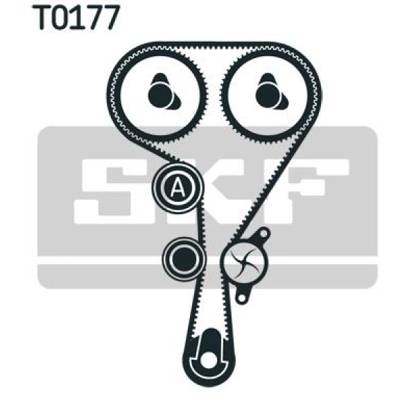 SKF VKMC06106 Triger Seti-Devirdaim 04- Megane II III-Laguna II III 2.0 16V 