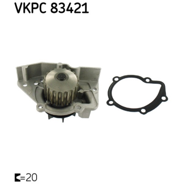 SKF VKPC83421 Devirdaim Berlingo I, Evasıon, Jumper I, Jumpy I, 