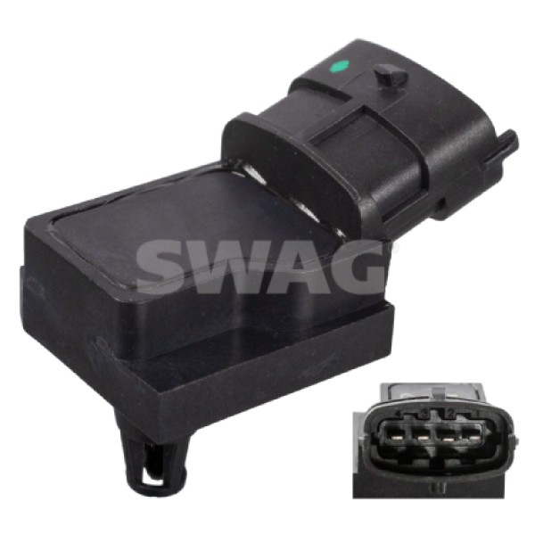 SWAG 33103730 Emme Manifoldu Basınç Sensörü Elektrik-Renault Pkw FEBI 176772