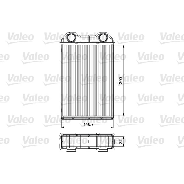 VALEO 811533 Kalorifer Radyatörü Mini R-50/52/53 W-10/11/17
