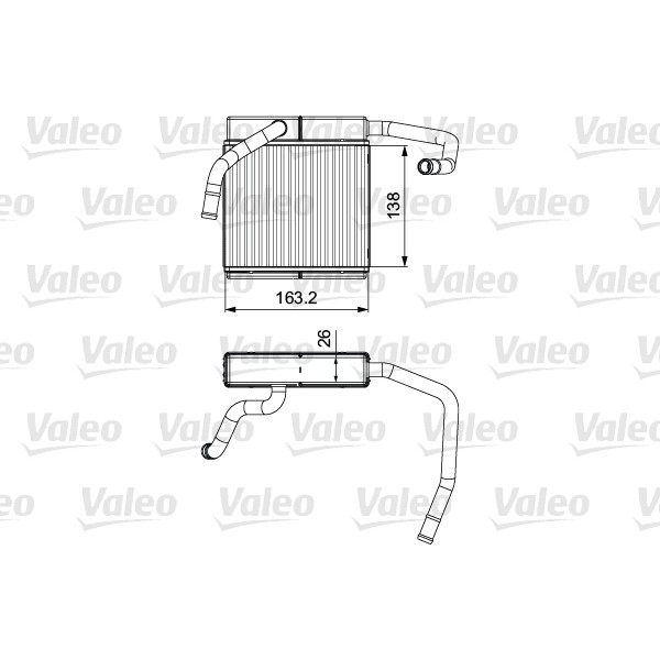 VALEO 811552 Kalorifer Radyatörü Ford Ranger II Eq