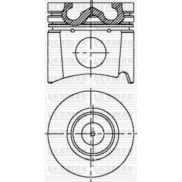 YENMAK 31-3548-0 Piston - Segman 84.50Mm Std 20 T2N Freelander I (L314) 2.0 Dı 96-06
