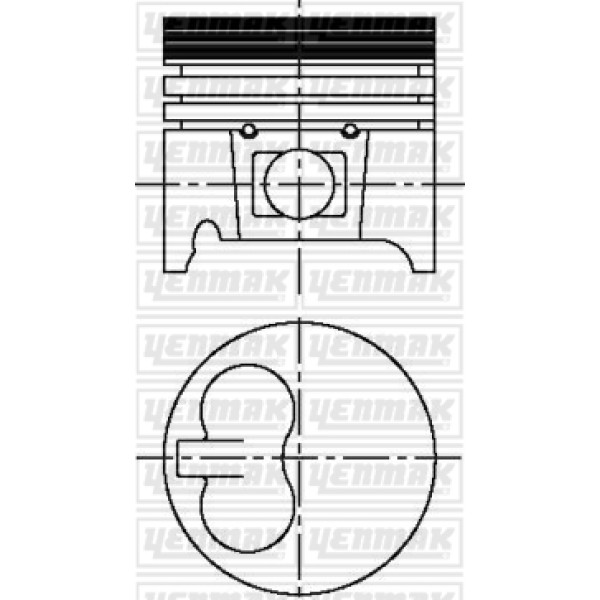 YENMAK 4107-40 Piston Segman 0.40 Micra K13 Note E12 10- 