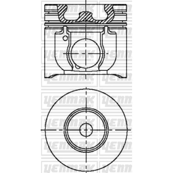 YENMAK 4250-STD Piston Segman 89.91Mm Std V184 2.4 TDCI 125Ps Duratorq 03-