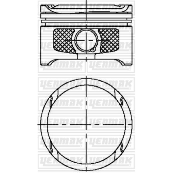 YENMAK 4315-STD Piston Segman Std 76.51Mm Golf IV Bora Toledo II Leon 1.6 16V 105Ps Bcb Azd Aus Atn 