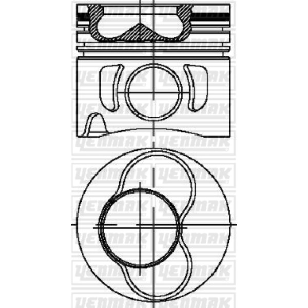 YENMAK 4320-STD Piston Segman 79.51Mm Std 4 Silindir Motorun 3.-4. Pistonlar Caddy III Golf IV V Bor 