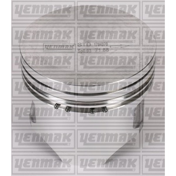 YENMAK 4951-STD Piston Segman Std 71.91Mm Fiesta IV 1.25I 16V 99-01 75Ps Dha Dhb Dhc Zetec 