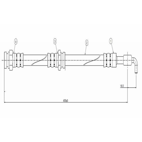 CAVO C900121A ON FREN HORTUMU 323 C F S 89-98 