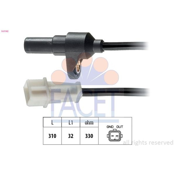 FACET 90142 KRANKMIL SENSORU VOLVO C70 I S70 V70 I V90 95 00